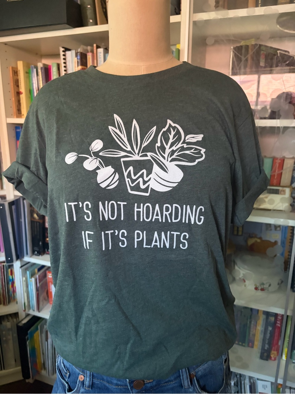 Dark Teal Gray Short Sleeve Graphic Tee - Picture 2 of 6